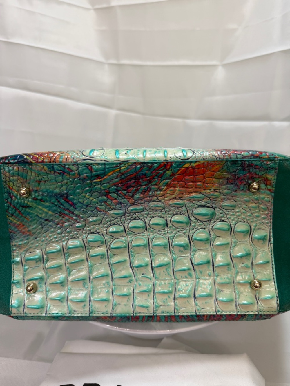 Brahmin Carla Dream Quantum Purse nwt bag turquoise new - Picture 4 of 14